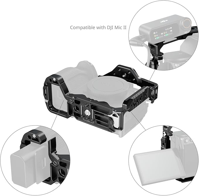 Cage complète SmallRig pour appareils photo Sony Alpha 7 V/Alpha 7R V/Alpha 7 IV/Alpha 7S III/Alpha 7R IV/Alpha 1-3667