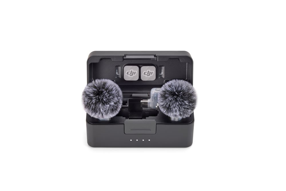 Microphone sans fil Dji Mic Mini 2 Bluetooth 2 TX + 1 Mobile RX + Etui de chargement Noir