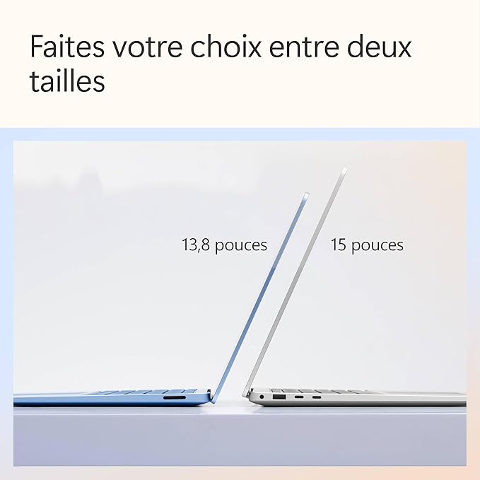 Microsoft Surface Laptop | Copilot+ PC | Ecran Tactile 13” | Snapdragon® X Elite | 16Go RAM | SSD 512Go| Dernier Modèle, 7ème Edition | Noir